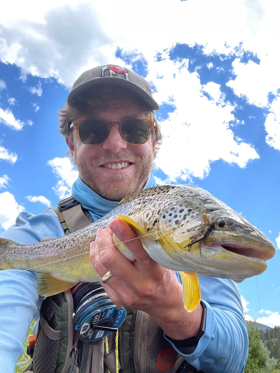 Hoppers On The Gallatin River