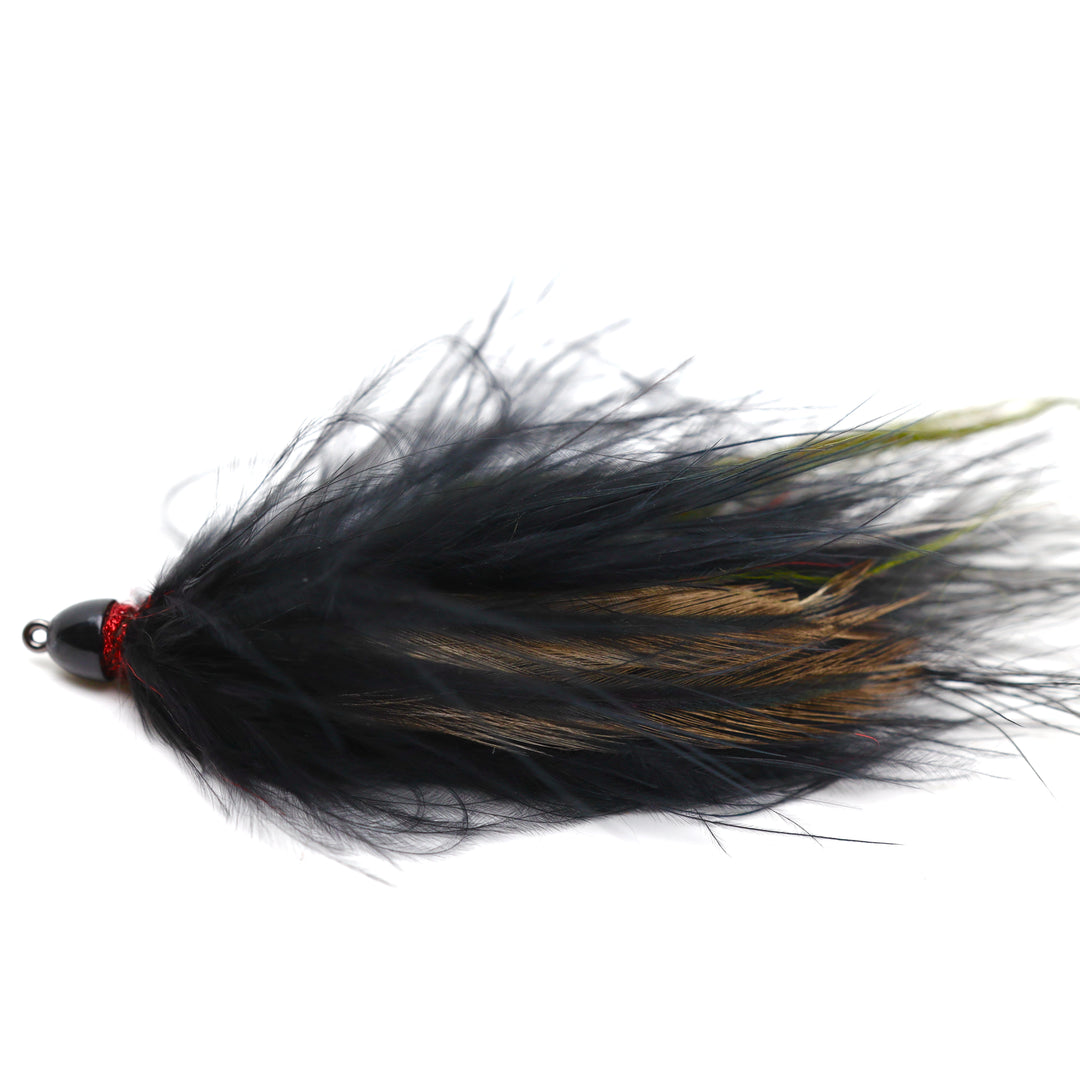 Black Natural Articulated Streamer