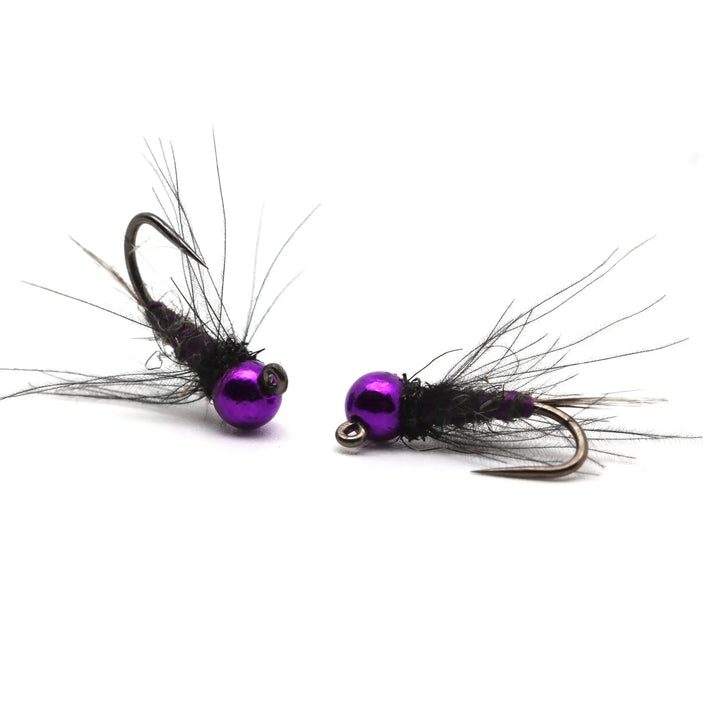 Purple CDC Hare's Ear - Tungsten Redd's Flies