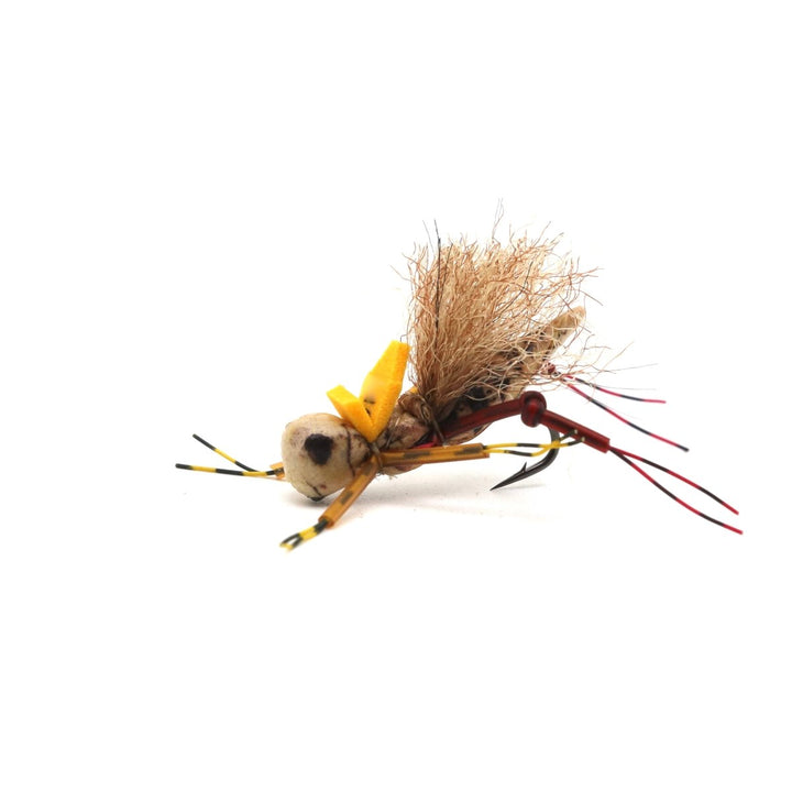 Tan Keller's Hopper dry fly