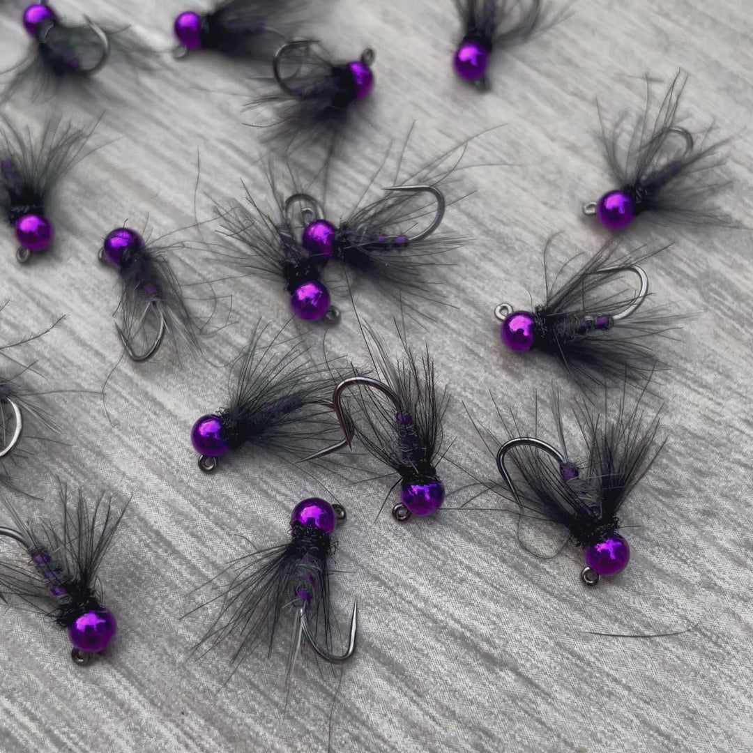 Purple CDC Hare's Ear - Tungsten