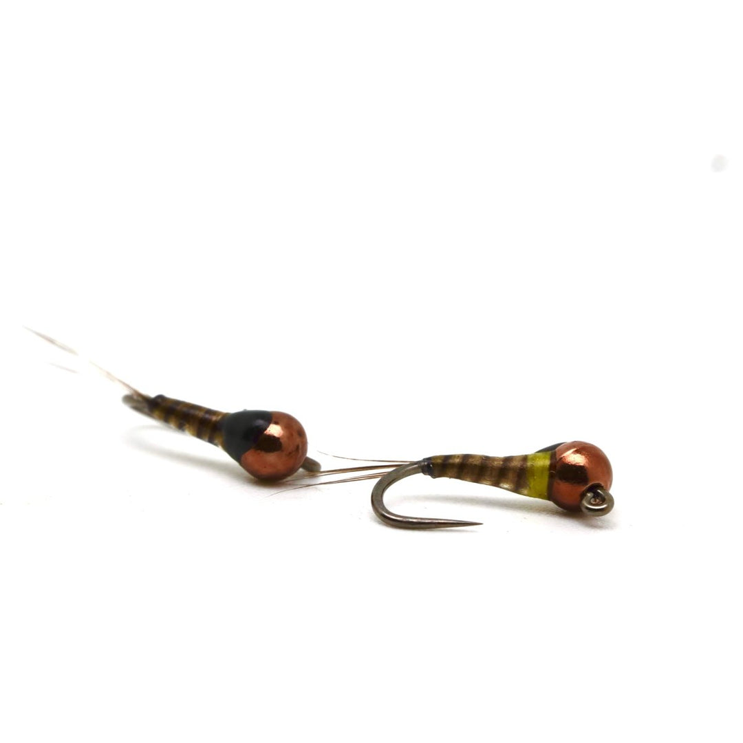 Tan Quill Perdigon nymph fly